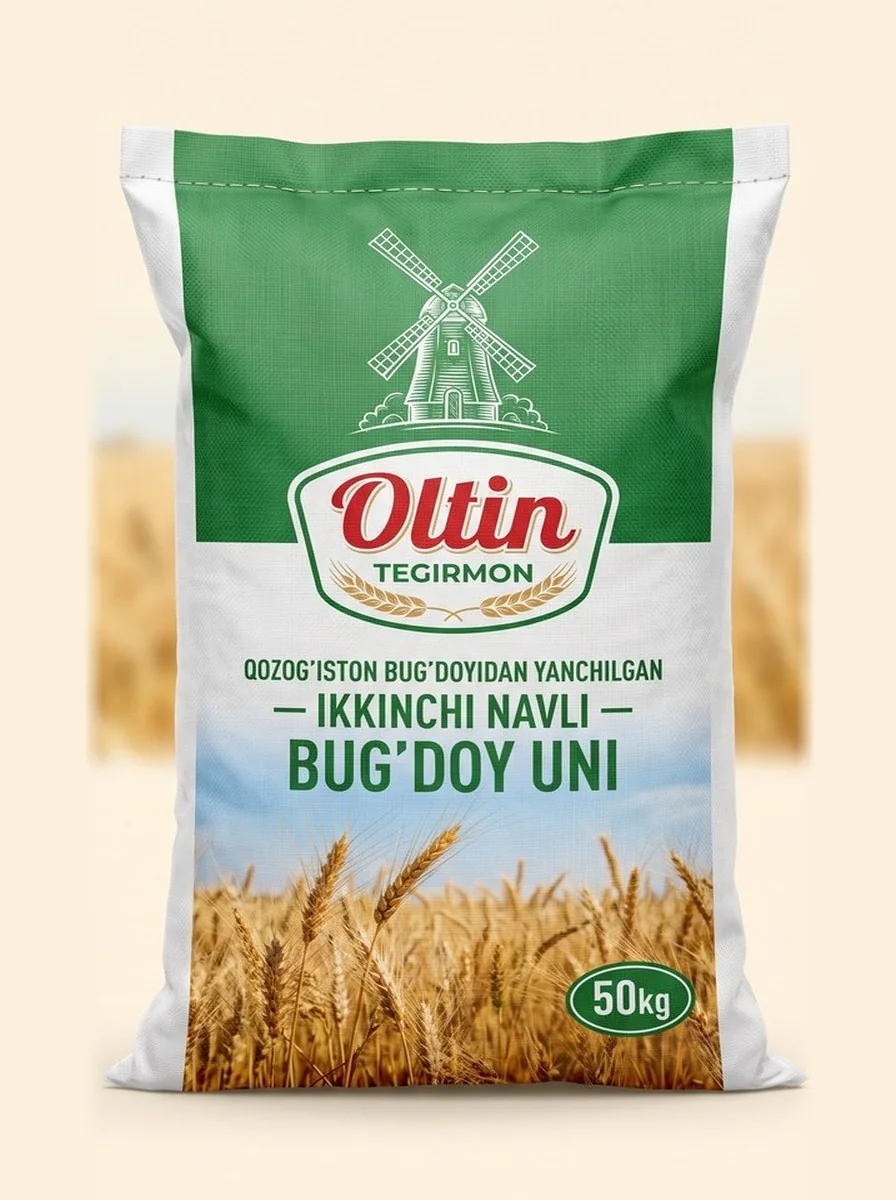 Ikkinchi navli bugʻdoy uni qopi